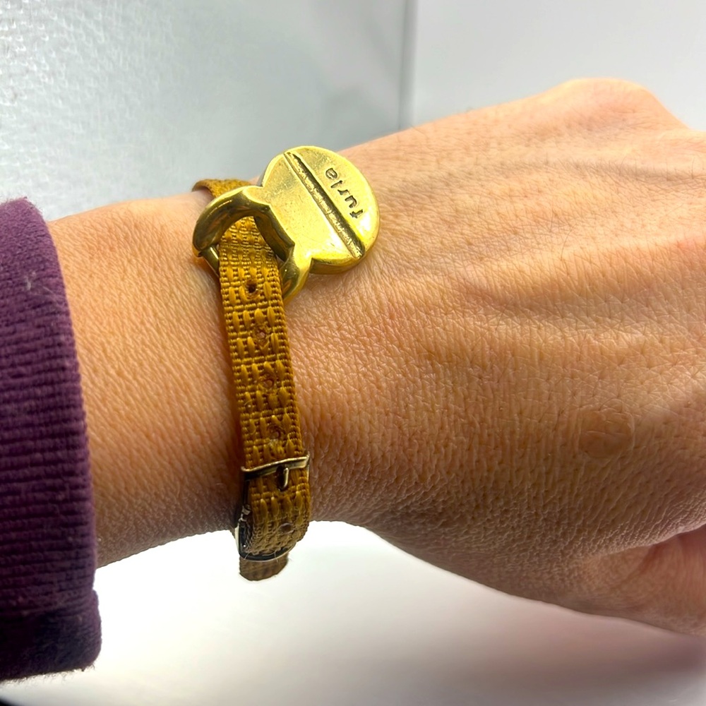 Furla vintage buckle bracelet. Furla can be detached and use as a necklace